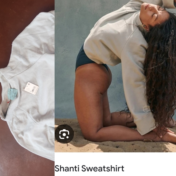 Trade @tatemptk  FP Movement x The Class shanti matcha green sweatshirt s - Picture 1 of 5